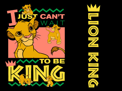 Lion King - 90s Simba 90s africa apparel bootleg cartoon design disney disney art fashion lion king logo pixar retro shirt simba tee tee shirt vintage