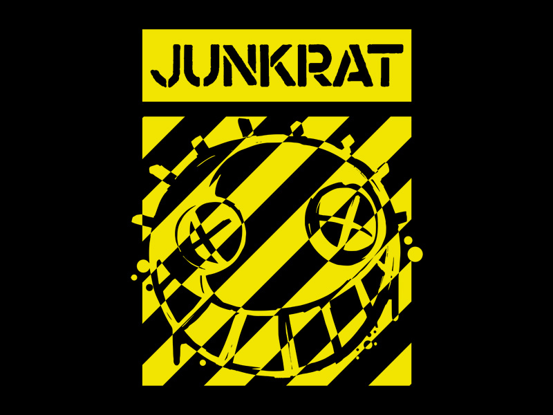Overwatch - Junkrat Stripes graphic design badge fashion branding tshirt apparel emblem graphic tee junkrat overwatch