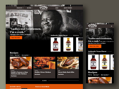 10-Minute Redesign: Stubbs Sauce design ui ux web website