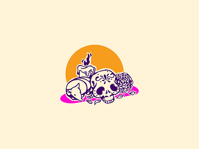 Dia De Muertos coco culture dead dia de muertos illustration ink mexico skull sugar skull tattoo tradition vector