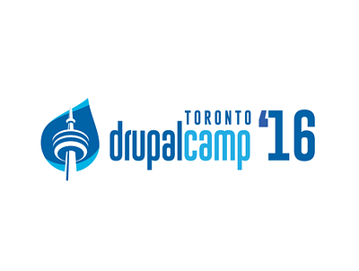 DrupalCamp 2016 Logo drupal logo logodesign logos toronto