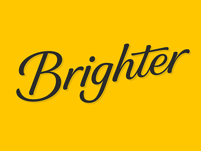 Brighter Logotype lettering logotype