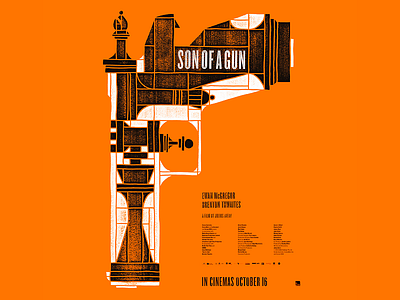 Son of a Gun illustration poster