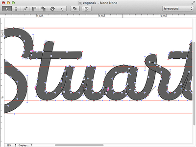 Stuart beziers logotype sketch stuart vectors