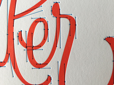 Curve Handler beziers lettering letterpress