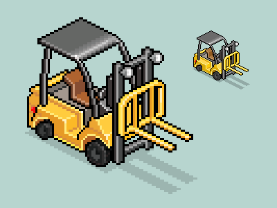 Pixel Fork Lift pixel