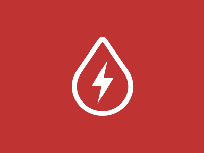Rocksauce Studios Logo app drop lightning logo mobile rocksauce sauce