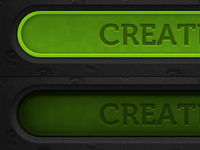 Create Button daysince depress green grit inset iron museo photoshop plastic rounded rounded button texture