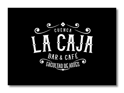 La Caja - Bar & Café brand branding identity
