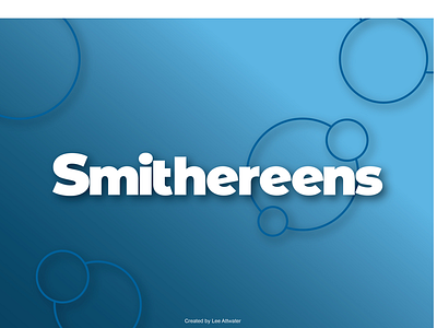Smithereens Brand identity