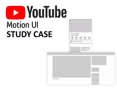 Study Case : YouTube Motion UI