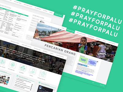 Sulawesi Tengah Bergerak donation natural disaster prayforpalu sulawesi tengah ui design uiux design web