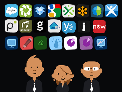 Applango Jagged App icons style