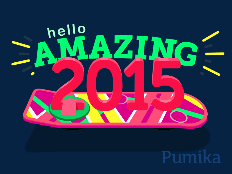 Hello Amazing 2015! 2015 back to the future bttf hover hoverboard newyear