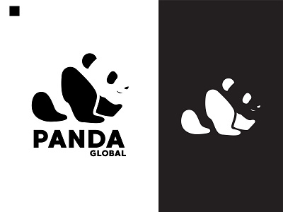 PANDA GLOBAL Logo daily logo daily logo challenge design graphic design logo logo design panda global