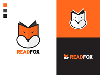 READ FOX Logo daily logo daily logo challenge design foxof graphic design logo design read fox logo readfox reynard