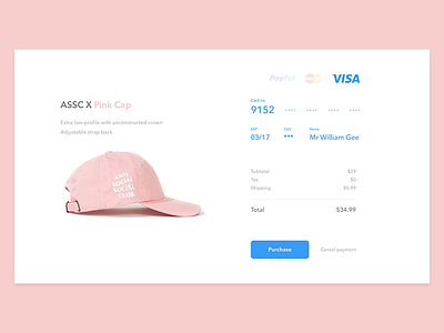 Shopping Cart 002 card challenge checkout credit dailyui ecommerce interface minimal shop ui user