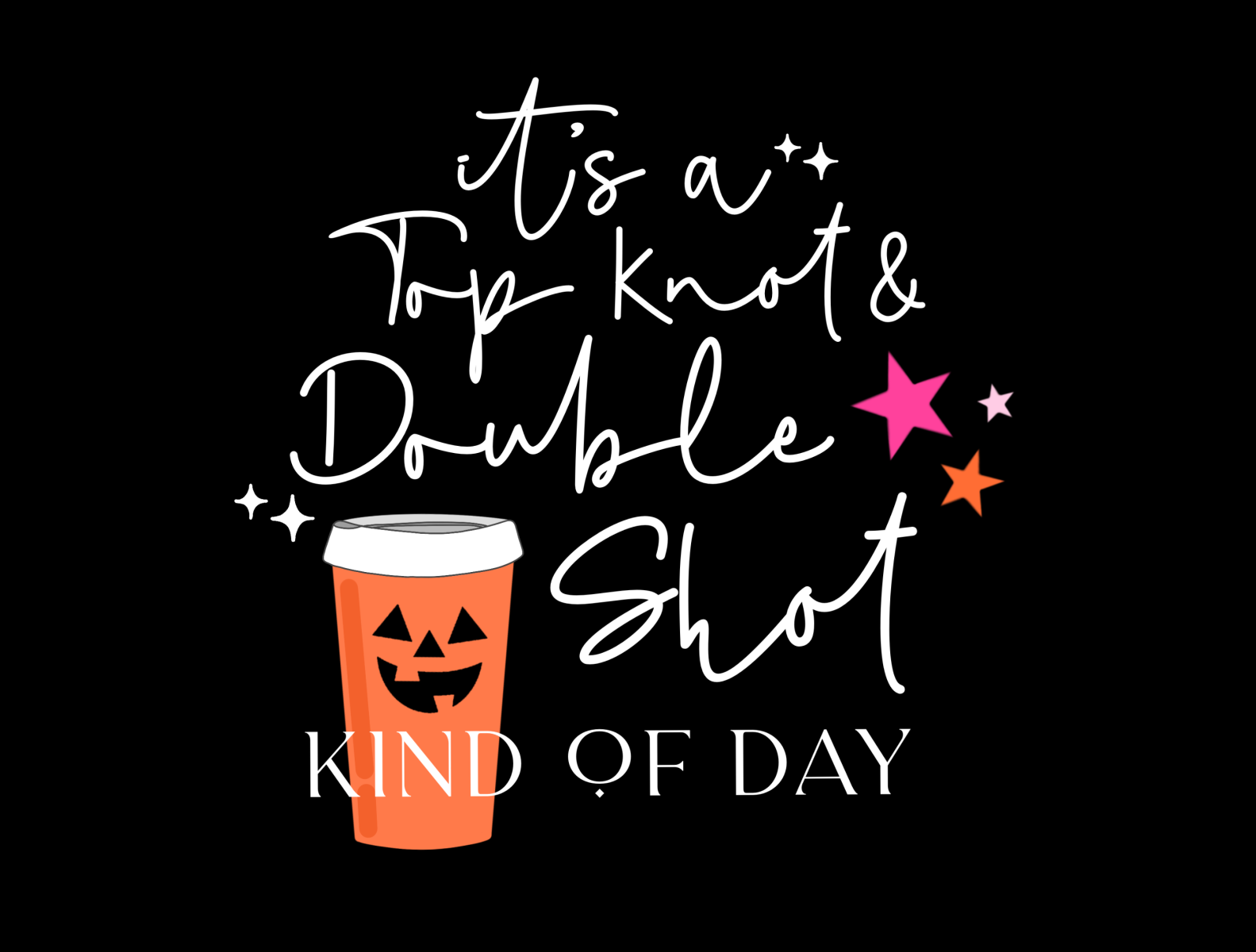 Top Knot Double Shot Typography Art by Manda Hansen on Dribbble