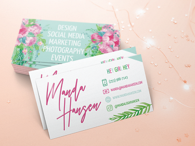 Tropical Business Cards