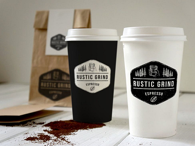 Coffee Shop Logo branding coffee design espresso hand drawn hand lettering logo logo design rustic typography
