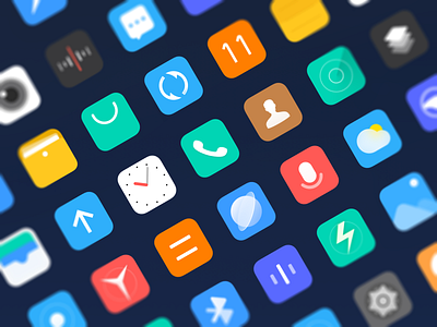 Mobile Theme app design icon logo