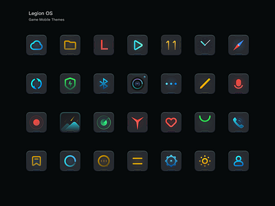 LEGION OS Game Mobile Themes