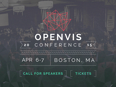 OpenVis Conf boston branding conference data industrial javascript logo open source responsive visualization website