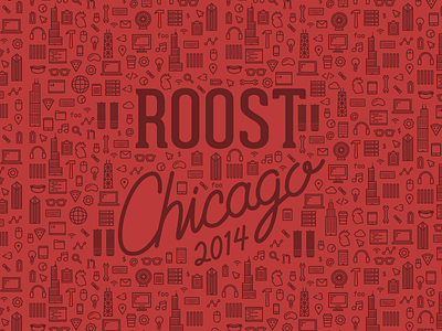 Roost Chicago chicago conference icons javascript open source programming t-shirt