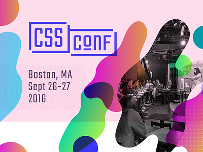 CSS Conf 2016 boston conference css design lava lamp overlay