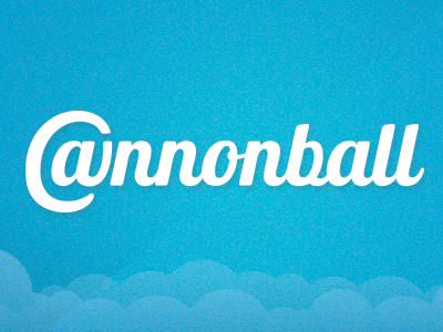 Cannonball cannonball email logo typography