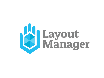 Layout Manager geometric hand javascript layout logo manager simple