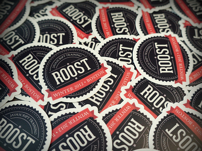 Roost Stickers badge bocoup boston conference developer javascript roost sticker training