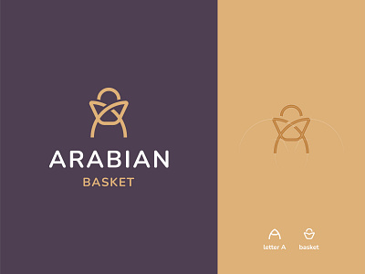 Arabian Basket - Logo Design brand brandidentity branding design graphic design icon identity illustration logo ui vector