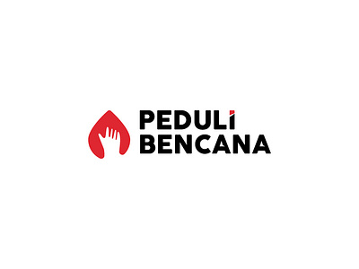 Peduli Bencana Logo advertisement brand brandidentity branding campaign design icon identity illustration logo minimalism simple