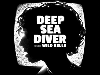 Deep Sea Diver w/ Wild Belle poster deep sea diver dither indie indie rock music post rock poster rock