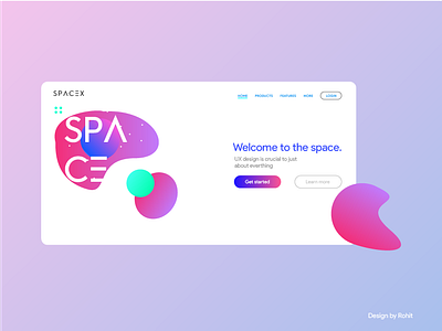 Space Landing page