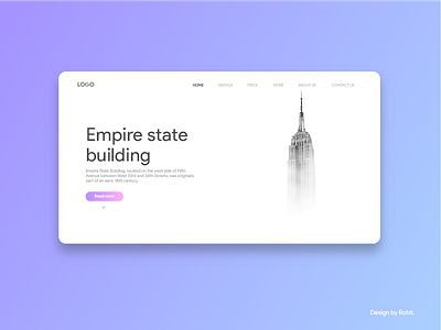 Empire state building landing page