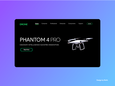 DJI Phantom 4 Landing Page