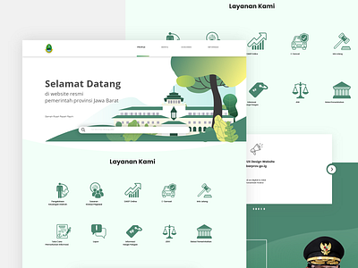 West Java goverment web design (Contest)