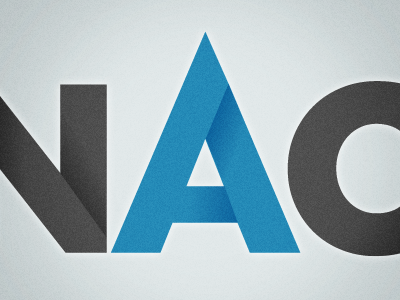 The "A" a blue gotham logo texture typography