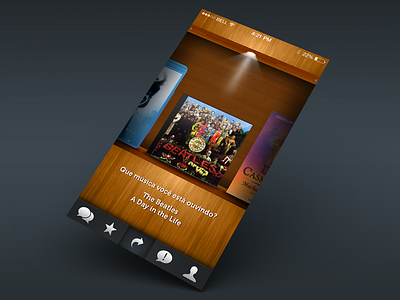 Entertainment App app beatles books interface ios movie music ui ux