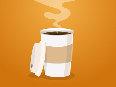 A coffee please... beverage coffee drink hot icon minimalist smoke