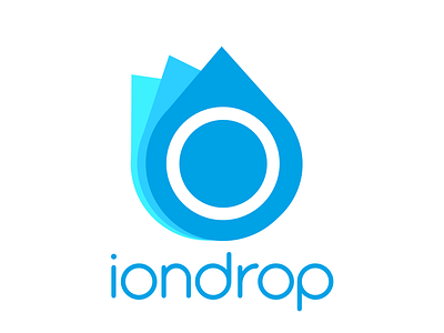 iondrop's brand brand drop icon logo