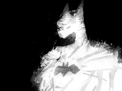 The dark (light) knight art batman character comics illustration