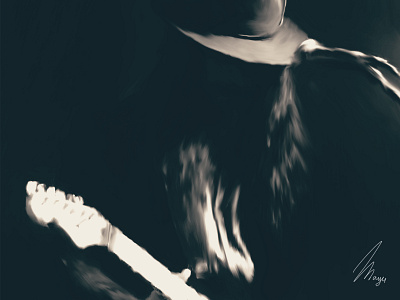 Blues Guitar Player