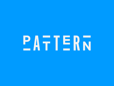 Pattern Wordmark alternate font gotham logo pattern tictoc wordmark