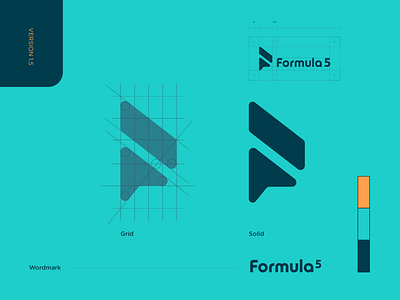 Formula 5 brand system branding logo monogram symbol