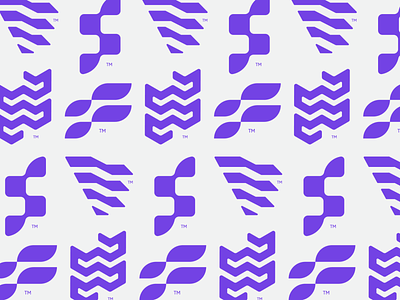 Flexspace Logos brand branding f letter f logos monogram pattern