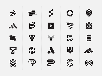 Various Logos branding logo flash logos logotype symbols