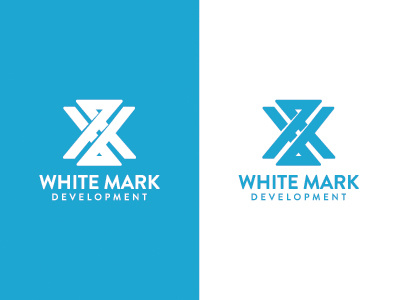 Whitemark Color Choices blue brandon brandon font contrast mark monogram white wm wm logo